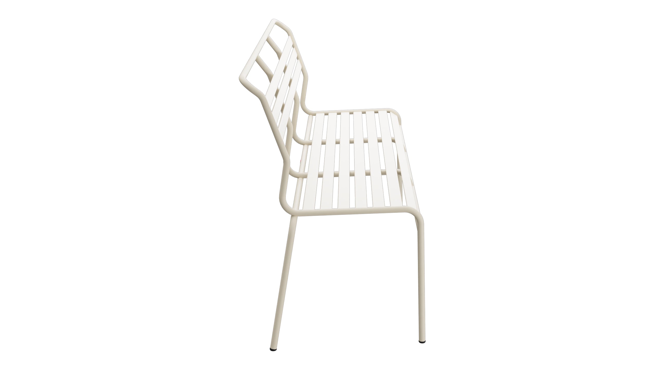 Säntis Lättli-3er Gartenbank ohne Armlehne in Pastellsand präsentiert im Onlineshop von KAQTU Design AG. Gartenbank ist von Schaffner