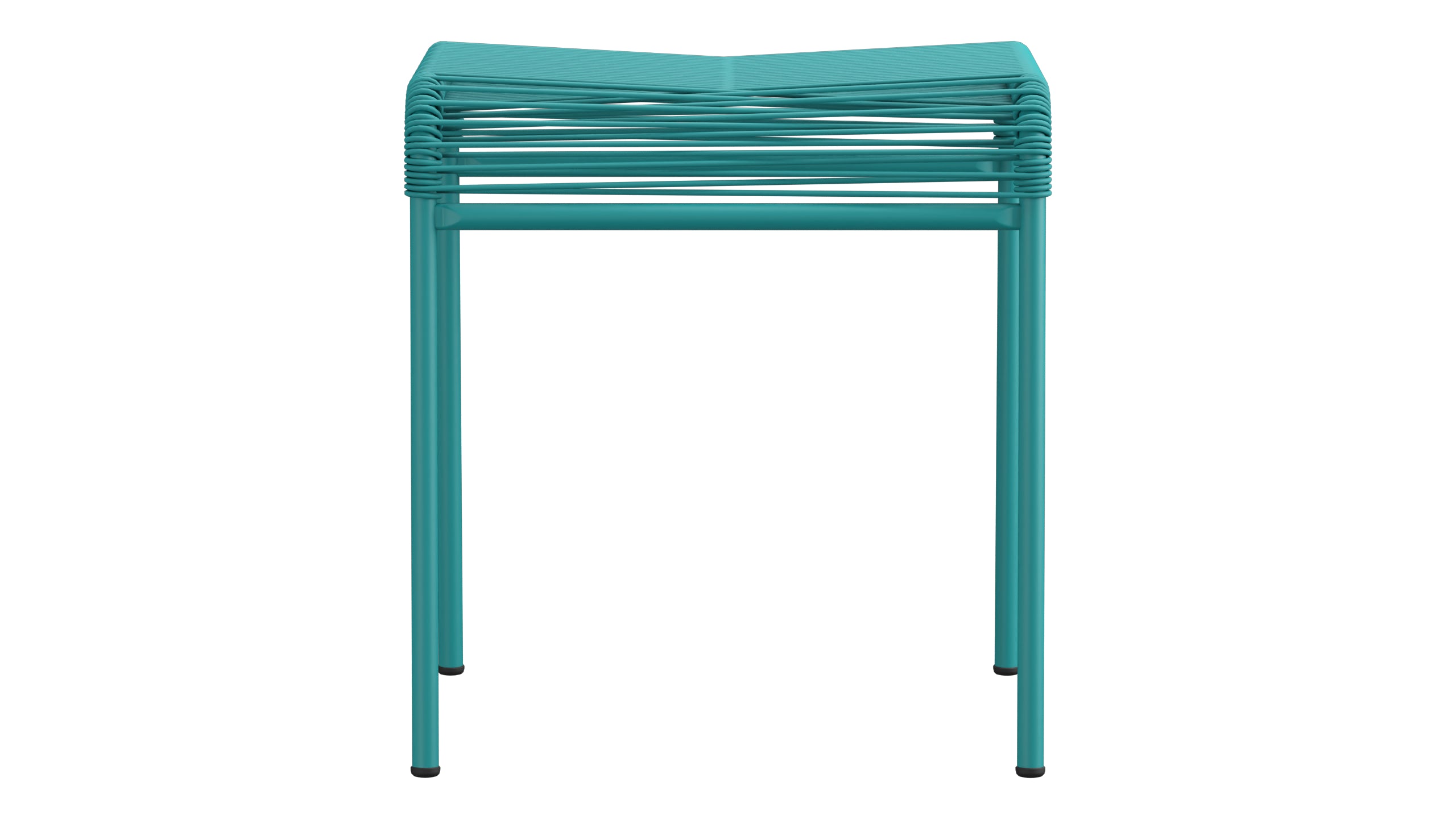 Säntis Spaghetti-1er-Hocker in Kaliblau präsentiert im Onlineshop von KAQTU Design AG. Hocker Outdoor ist von Schaffner