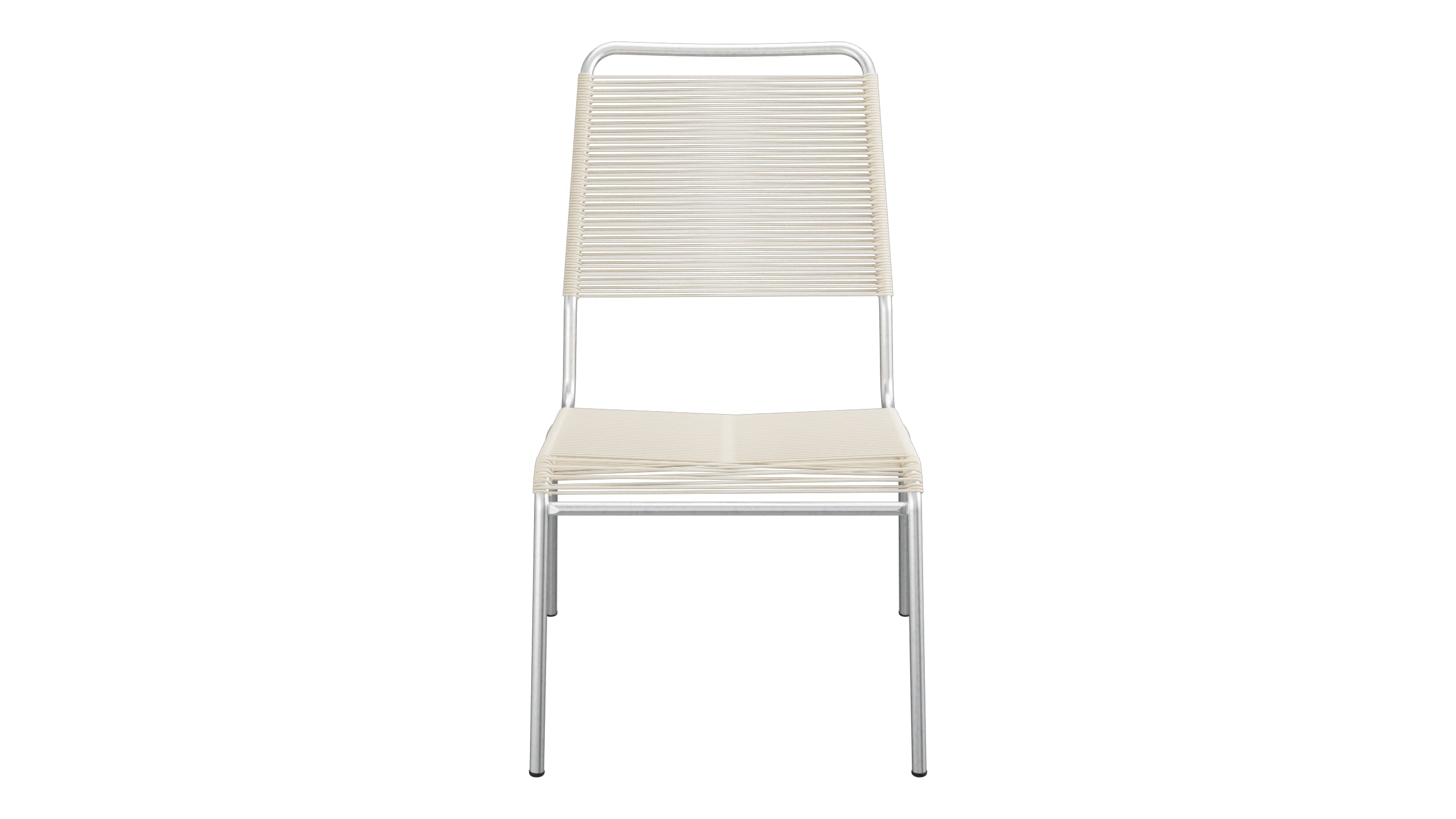 Rigi Spaghetti-Salonsessel  ohne Armlehne in Pastellsand präsentiert im Onlineshop von KAQTU Design AG. Outdoor-Sessel ist von Schaffner