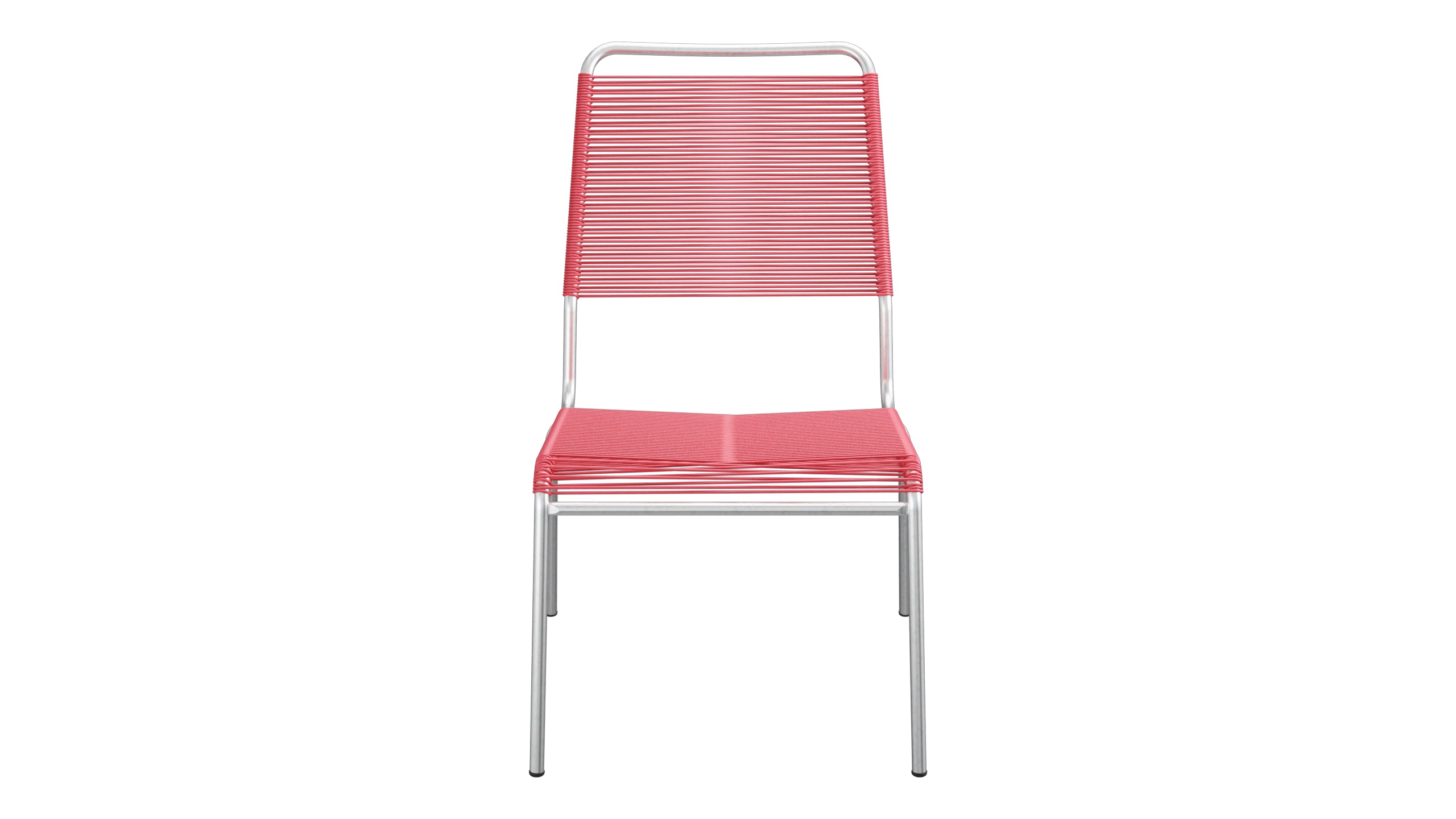Rigi Spaghetti-Salonsessel  ohne Armlehne in Ahornrot präsentiert im Onlineshop von KAQTU Design AG. Outdoor-Sessel ist von Schaffner