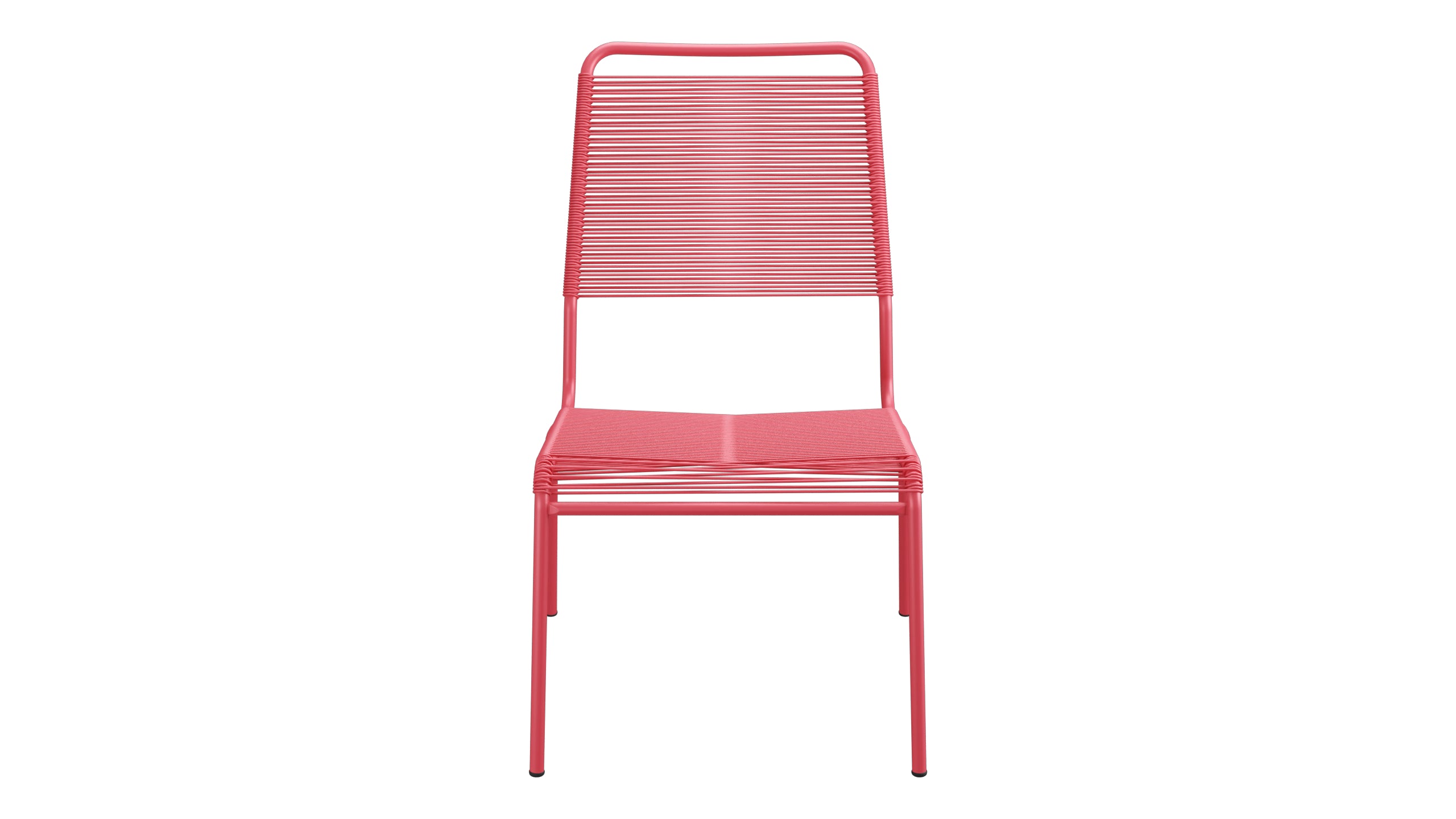 Rigi Spaghetti-Salonsessel  ohne Armlehne in Ahornrot präsentiert im Onlineshop von KAQTU Design AG. Outdoor-Sessel ist von Schaffner