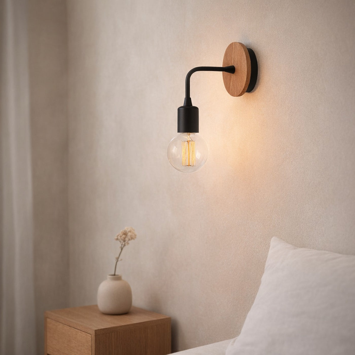 Dartini von Opviq – Wandleuchte im Industrial-Stil – Wohnbeispiel