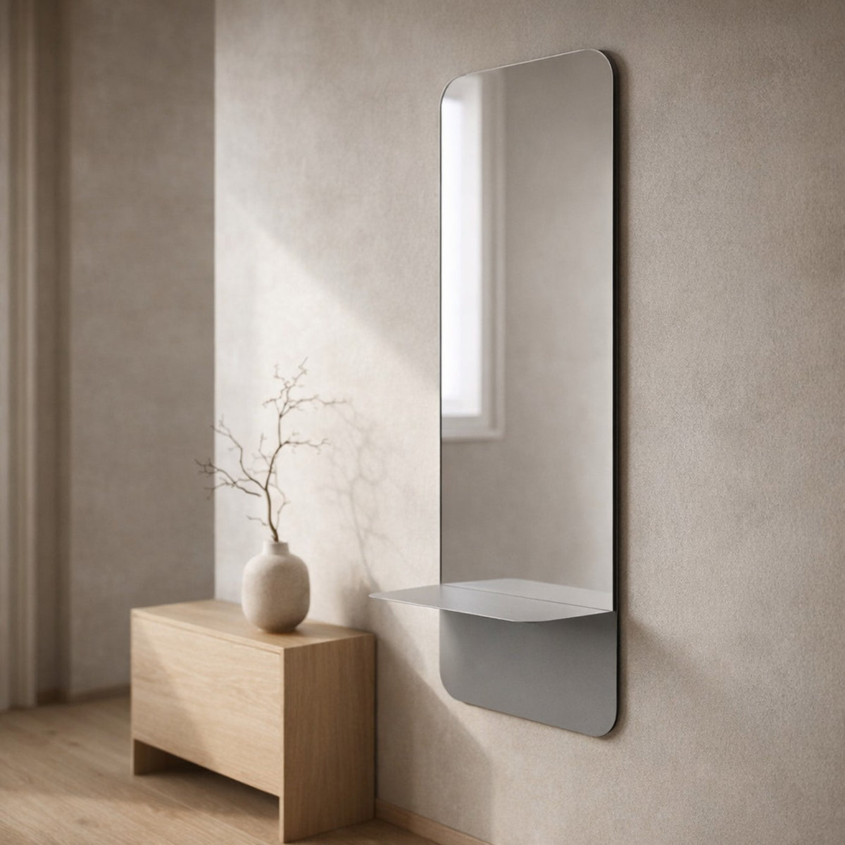 Horizon Spiegel von Normann Copenhagen – Wandspiegel – Wohnbeispiel