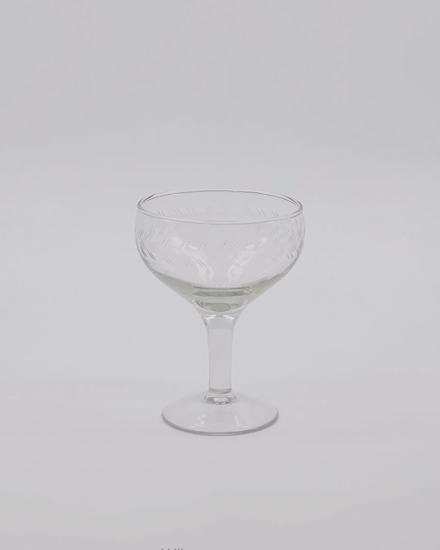 Zeitloses HDVintage Cocktailglas von House Doctor, kristallklar.