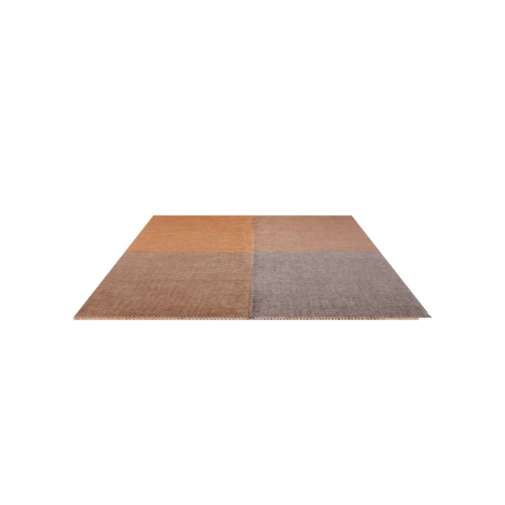 Ein stilvoller Jute-Teppich in Braun, der Nachhaltigkeit und Gemütlichkeit vereint.