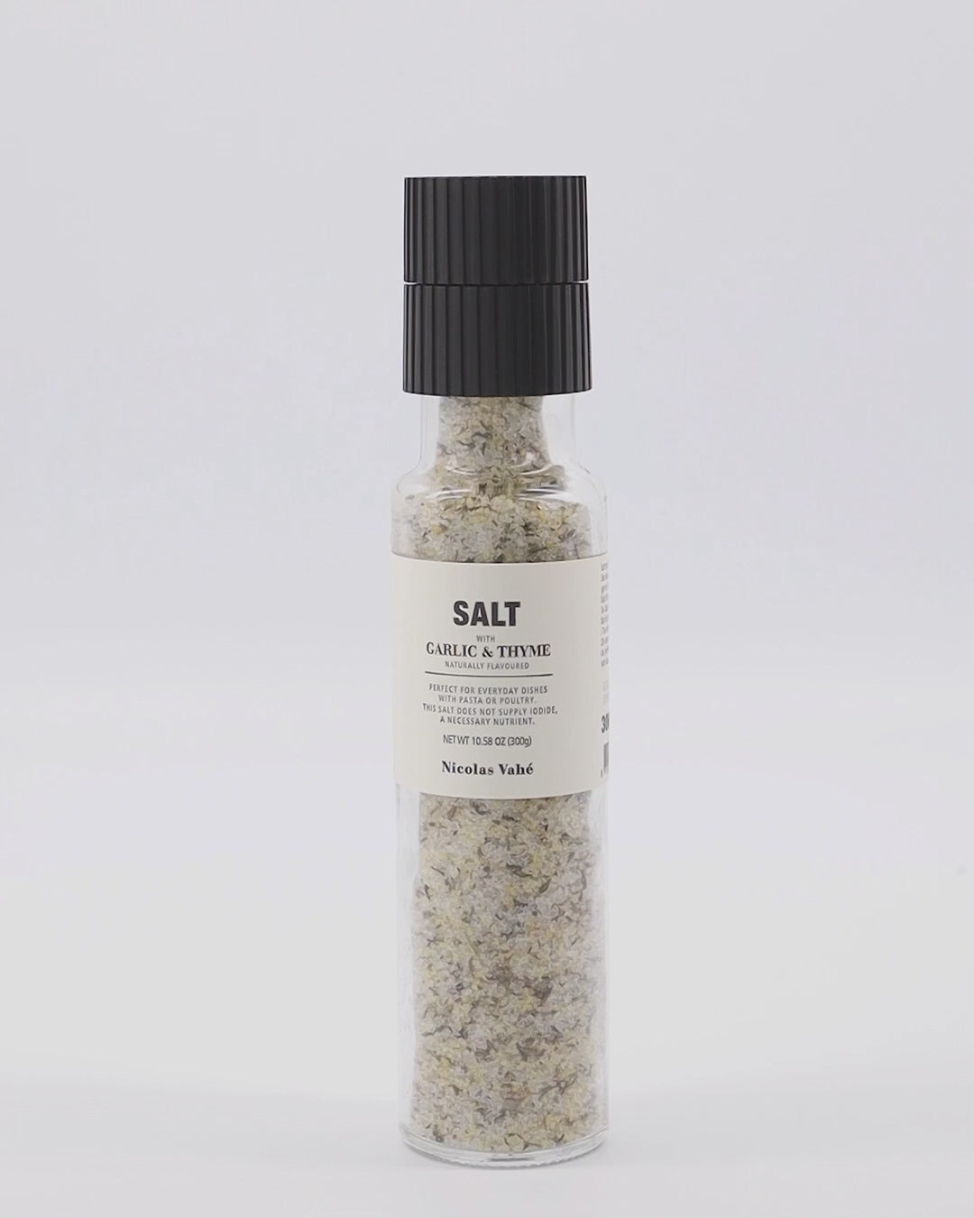 Nicolas Vahé: Gourmet-Salz mit Knoblauch und Thymian für Feinschmecker.
