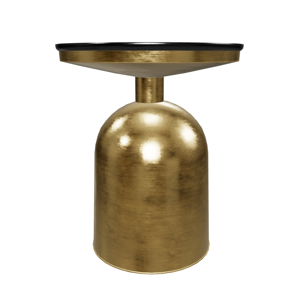 Runder Physic Beistelltisch mit 38 cm Durchmesser, minimalistisches Design und elegante Verarbeitung.