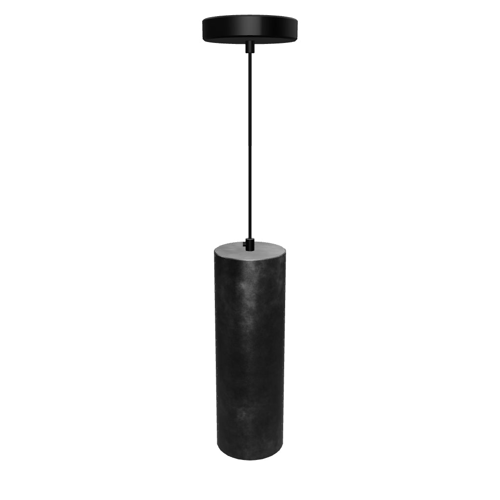 Graue Maude Hängelampe mit elegantem Design, ideal für zeitgenössische Wohnräume.