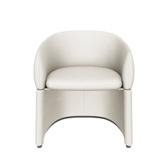 Bosca chair with beige chenille