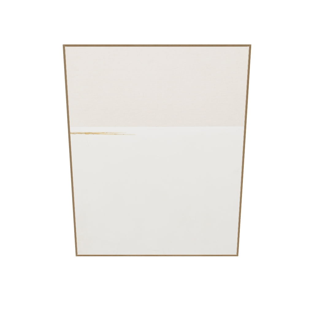 3D-Modell eines eleganten Salin Bilds: Beigetöne, goldene Akzente, Segeltuch, Kiefernholzrahmen. Ideal für AR.