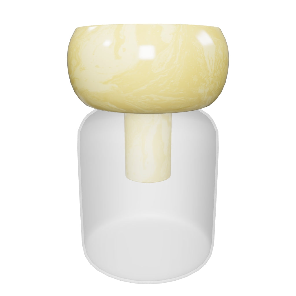 Orangefarbene Glasvase Kelse, 30,5 cm hoch, modernes und elegantes Design, ideal als dekoratives Element für verschiedene Einrichtungsstile.