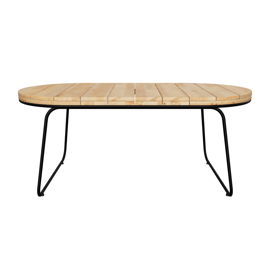 Runder Outdoor-Couchtisch aus massivem Akazienholz mit geflochtenem braunem Seil-Design, robust und stilvoll für den Außenbereich, Ø 100 x 50 cm, FSC-zertifiziert.