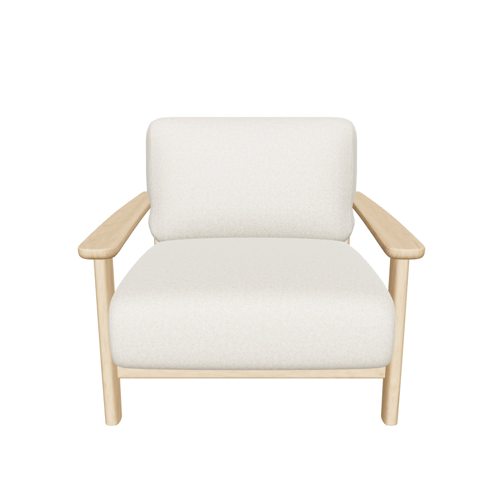 Massiver Teakholz-Sessel mit FSC-Zertifizierung, ideal für stilvolle und nachhaltige Outdoor-Bereiche.