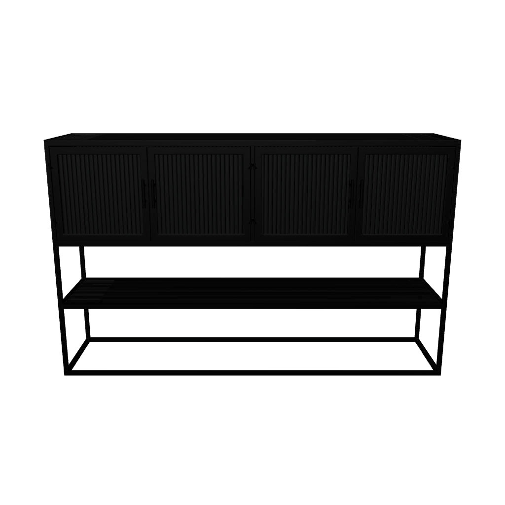 Elegantes Sideboard mit viel Stauraum und stilvollem Design für eine organisierte Einrichtung.