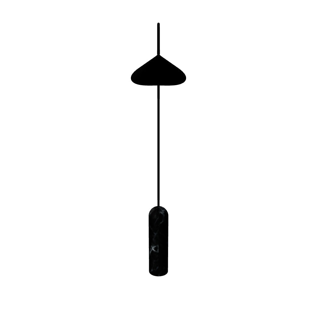 Arum Stehlampe: Zeitloses Design mit stilvollem Marmorsockel.