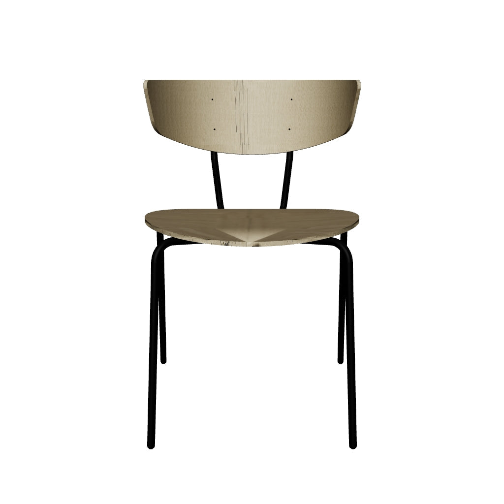 Eleganter Herman Stuhl von Ferm Living: Komfort, stapelbar, leicht zu reinigen, dänisches Design.