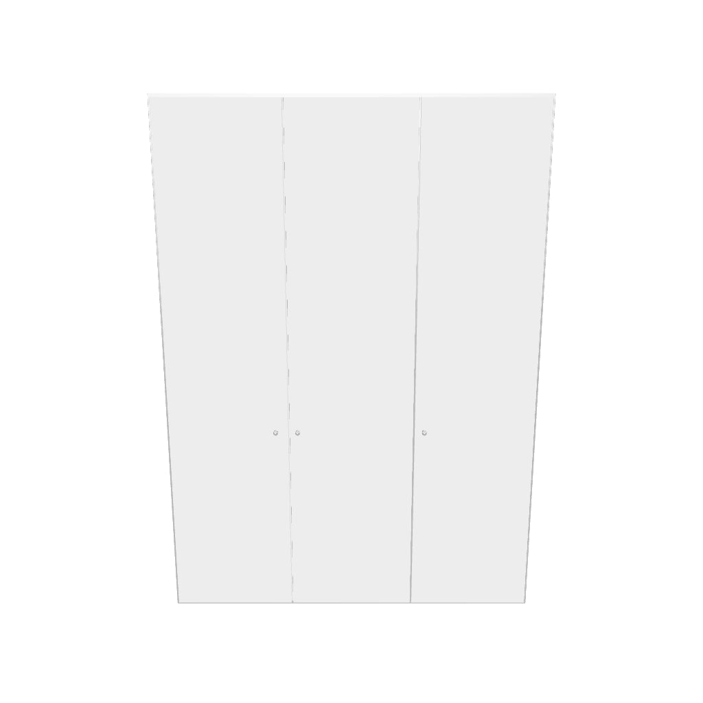 Stilvoller Jutzler Drehtürenschrank, 3 Türen, edles Anthrazit-Design.