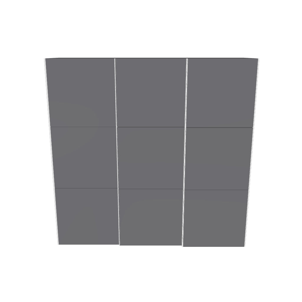 Eleganter Schwebetürenschrank S Anthrazit von Jutzler: Funktionalität trifft auf Design, individuell konfigurierbar, stabil und einfach aufzubauen.