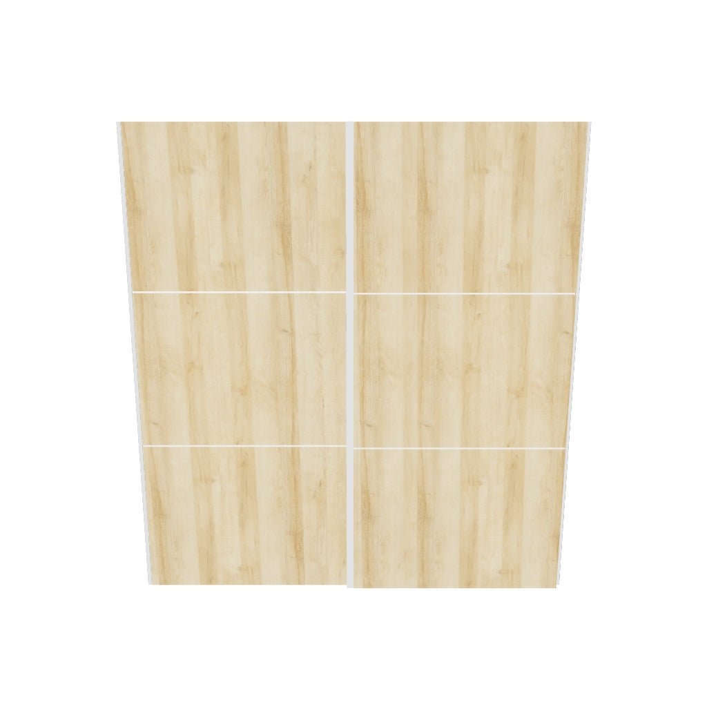 Eleganter Schwebetürenschrank XS Eiche von Jutzler: Funktional, individuell konfigurierbar, stabil und einfach aufzubauen.