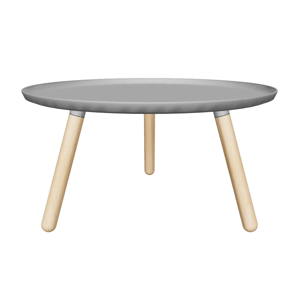 Der große Tablo Tisch von Normann Copenhagen: minimalistisch, ohne Schrauben montierbar, in 7 Farben erhältlich. Pflegeleicht mit feuchtem Tuch.