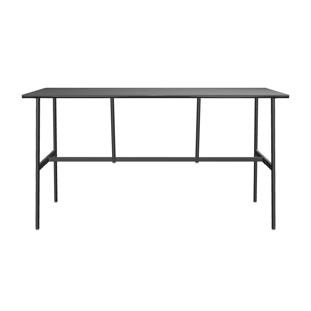 Union Bartisch: Minimalistisches Design, kratzfestes Laminat, elegante Messingdetails, vielseitig für Mahlzeiten und Gespräche.
