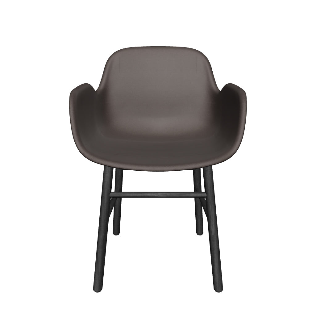 Stilvoller Form Armlehnstuhl von Normann Copenhagen, luxuriös gepolstert.