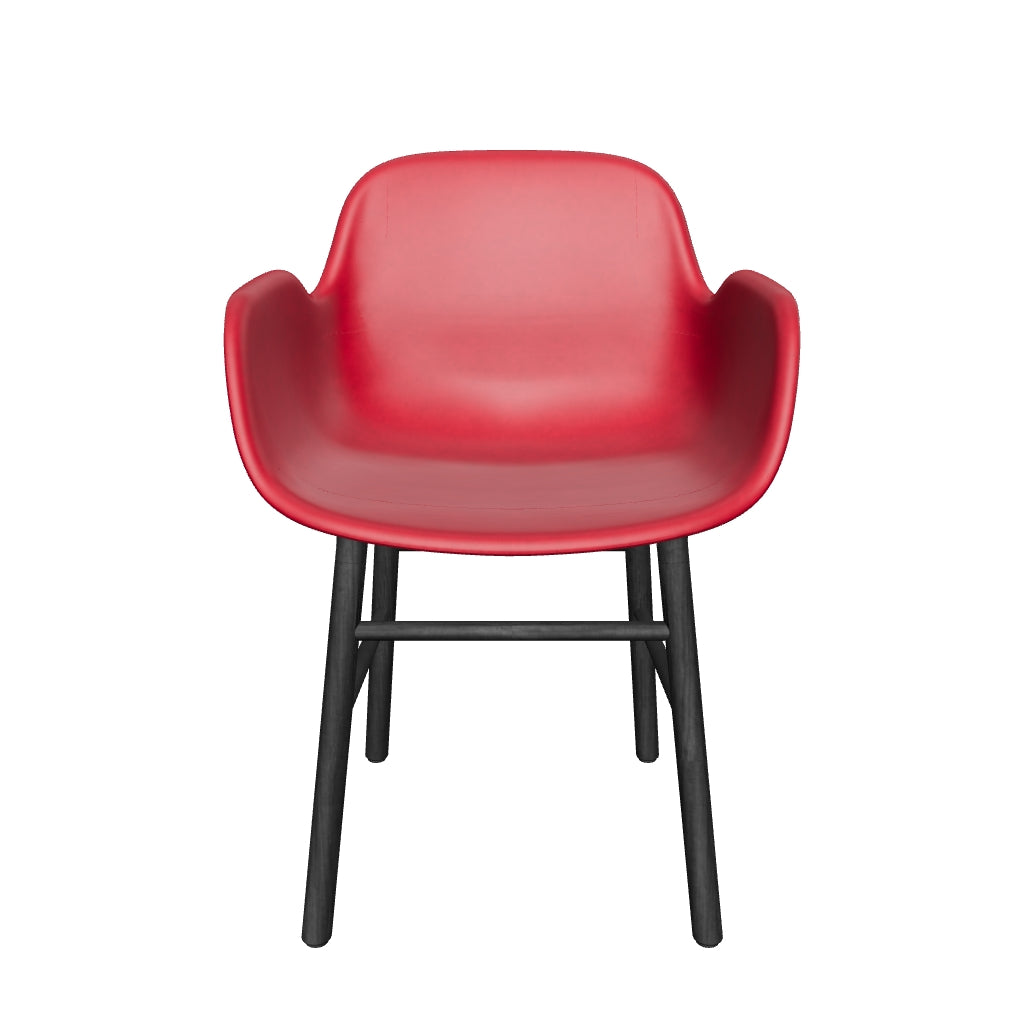 Eleganter Form Armlehnstuhl von Normann Copenhagen, bequem gepolstert.
