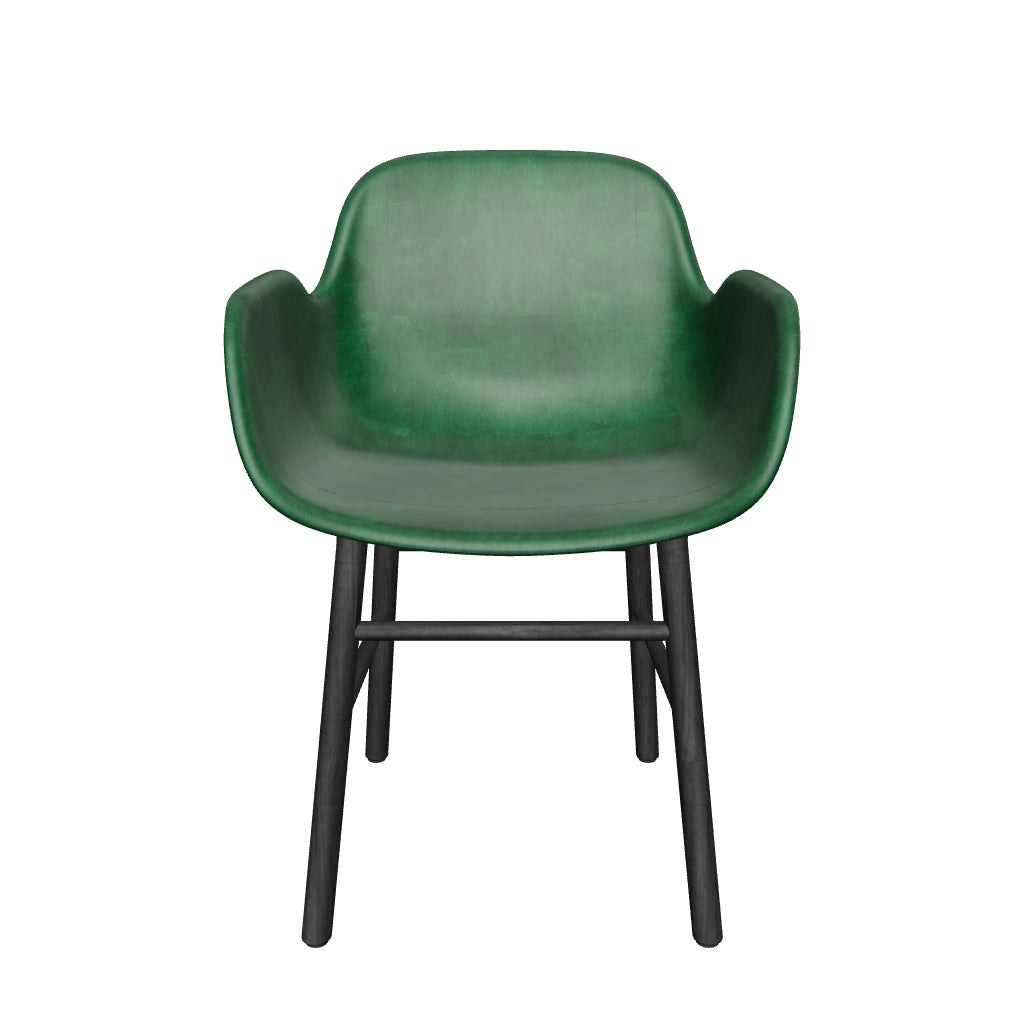 Eleganter Form Armlehnstuhl von Normann Copenhagen, bequem gepolstert.