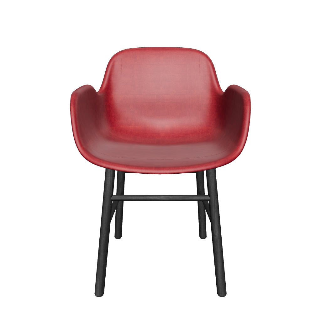 Stilvoller Form Armlehnstuhl von Normann Copenhagen, luxuriös gepolstert.