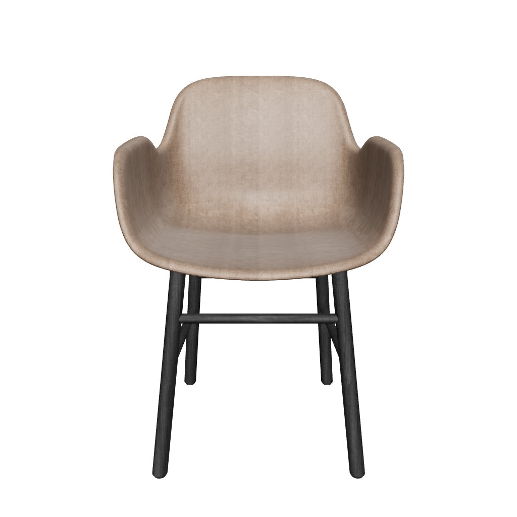 Eleganter Form Armlehnstuhl von Normann Copenhagen, bequem gepolstert.