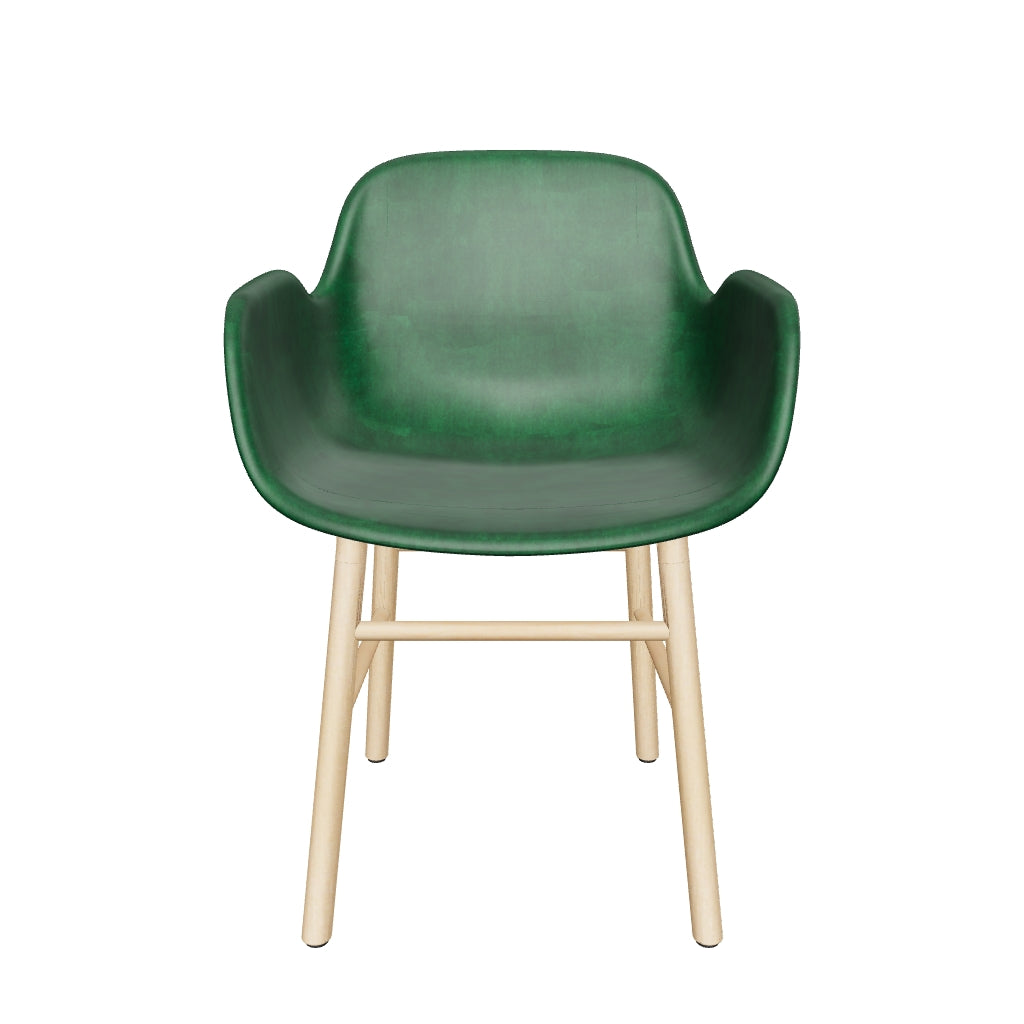 Eleganter Form Armlehnstuhl von Normann Copenhagen, bequem gepolstert.