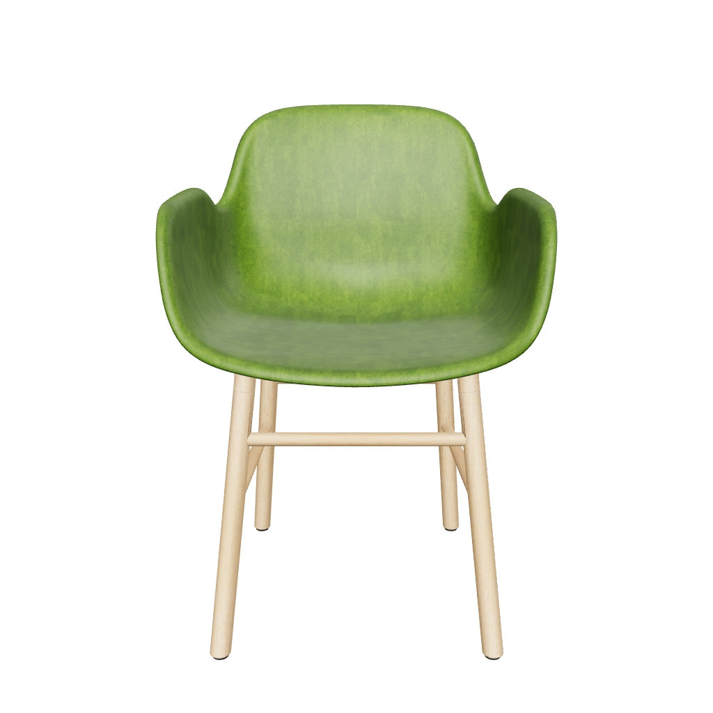 Eleganter Form Armlehnstuhl von Normann Copenhagen, bequem gepolstert.