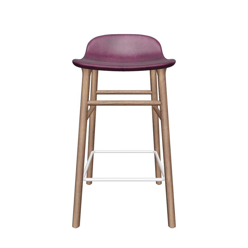 Stilvoller 65 cm Barhocker von Normann Copenhagen, bequem gepolstert.