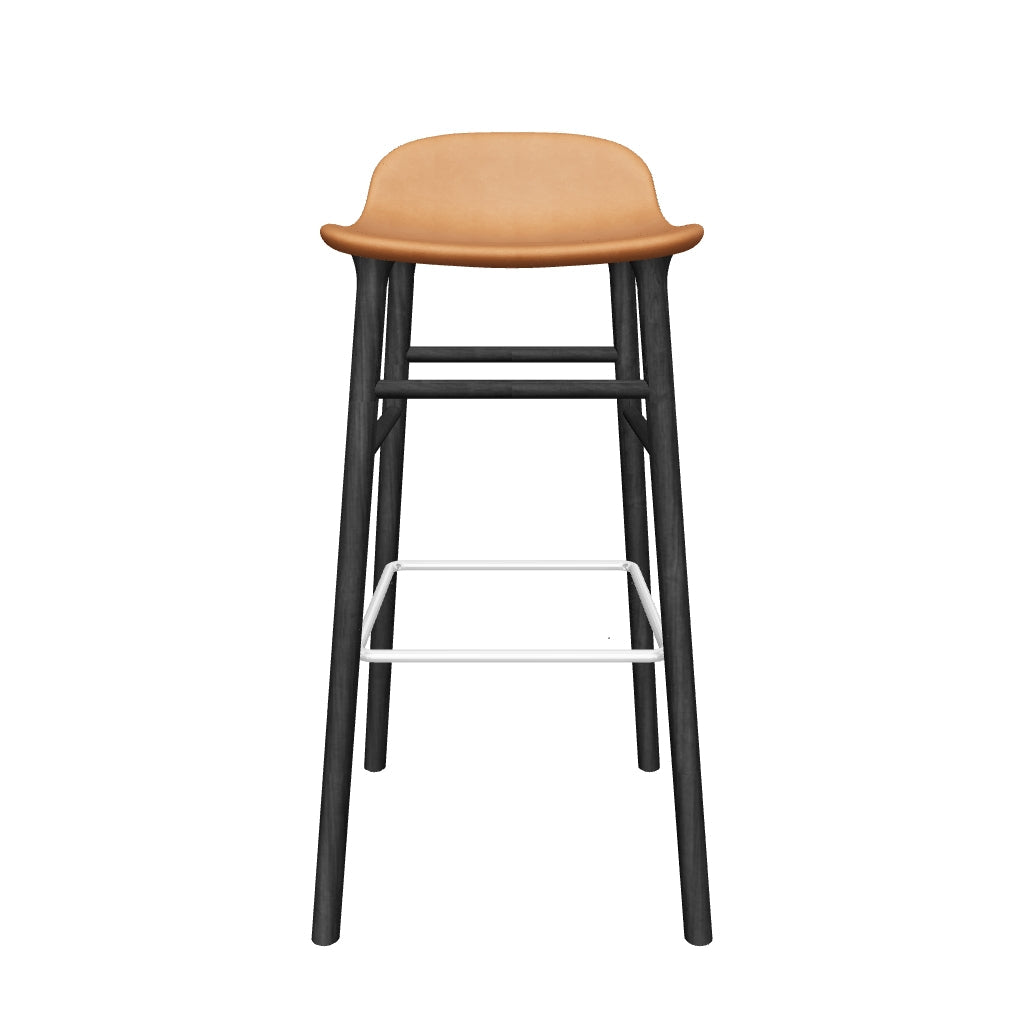Eleganter 75 cm Barhocker von Normann Copenhagen, komfortabel gepolstert.