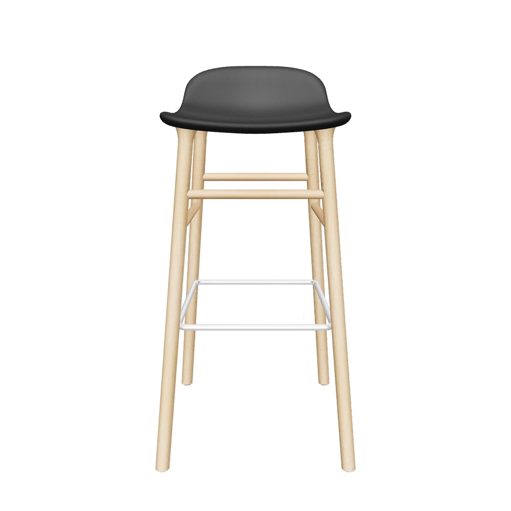 Eleganter 75 cm Barhocker von Normann Copenhagen, komfortabel gepolstert.