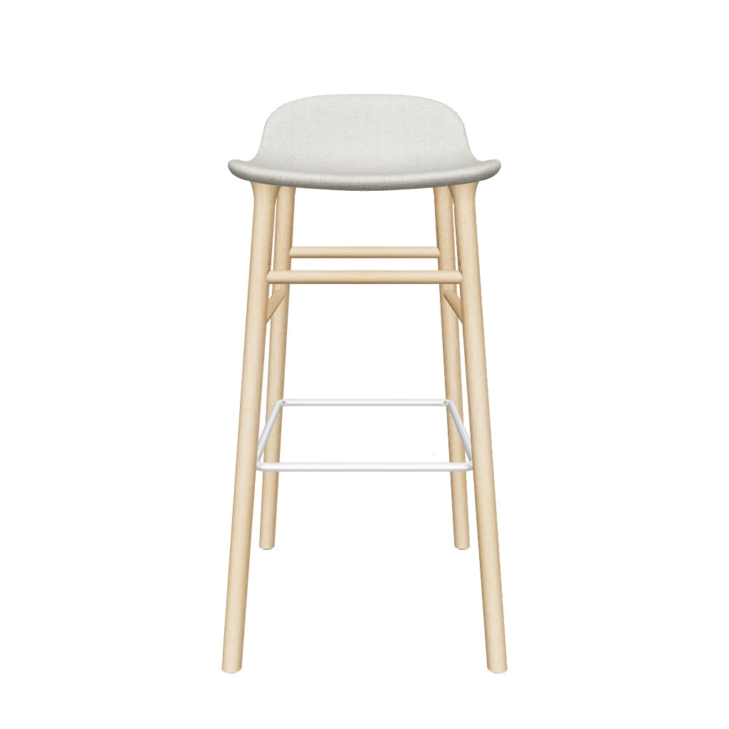 Stilvoller 75 cm Barhocker von Normann Copenhagen, bequem gepolstert.