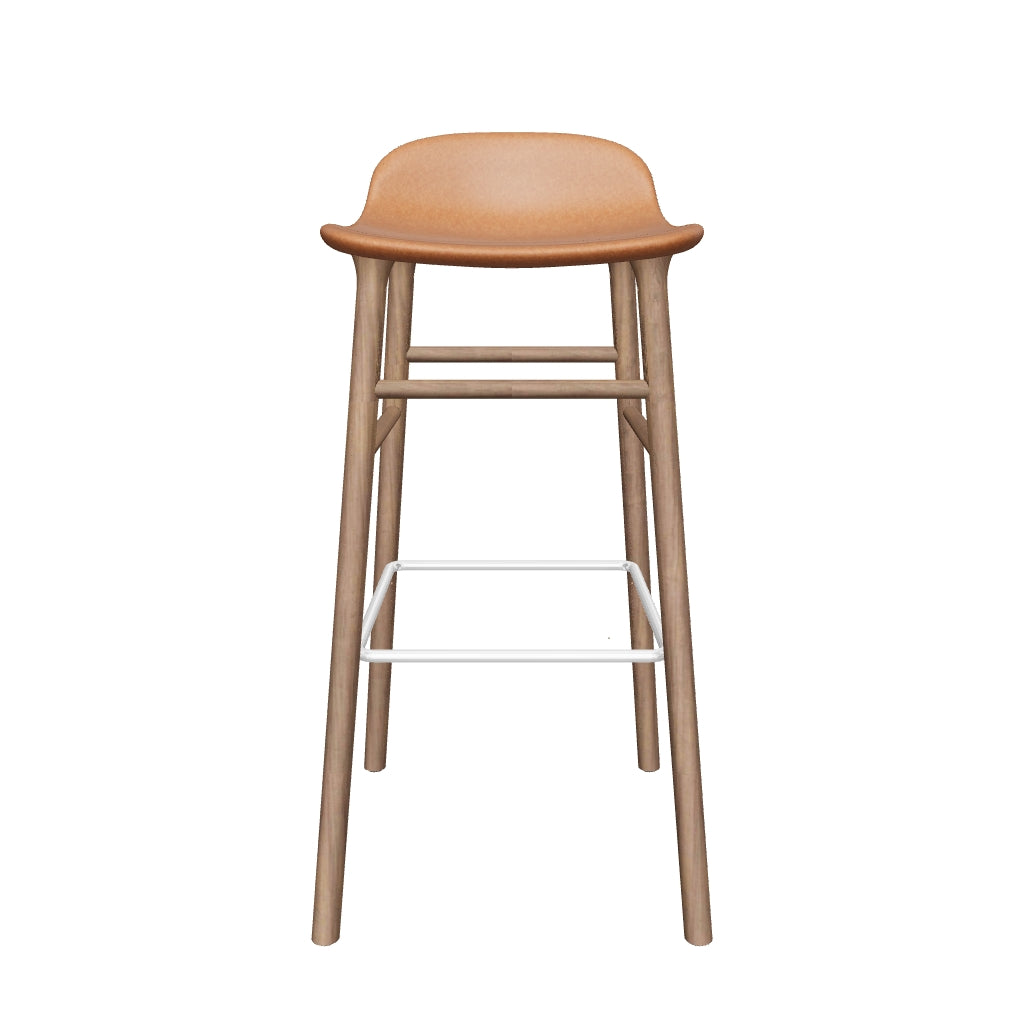 Stilvoller 75 cm Barhocker von Normann Copenhagen, bequem gepolstert.