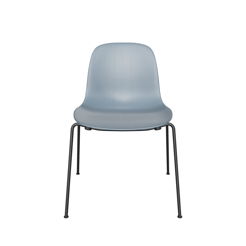 Moderner Form Stapelstuhl von Normann Copenhagen mit Stahlgestell.
