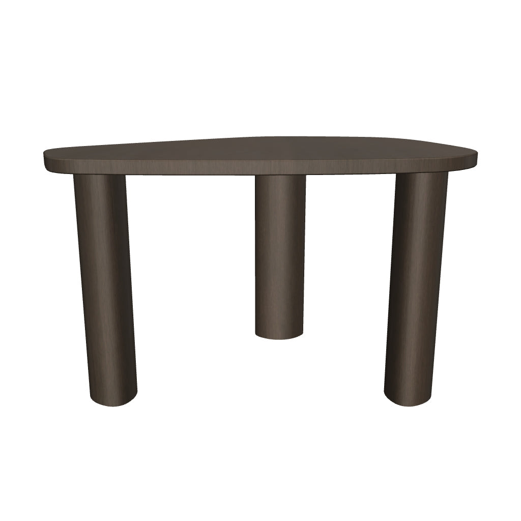Ein skulpturaler Tisch aus massivem Eschenholz, der mit seiner organischen Form und eleganten Handwerkskunst besticht.