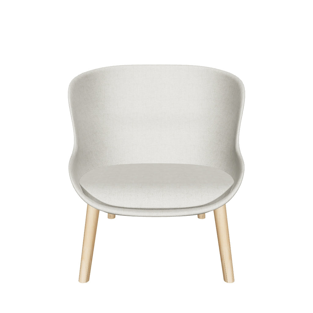 Der Hyg Lounge Sessel von Normann Copenhagen vereint skandinavische Gemütlichkeit mit modernem Design. Seine organische Form und vielfältige Polsteroptionen bieten Komfort und Stil.