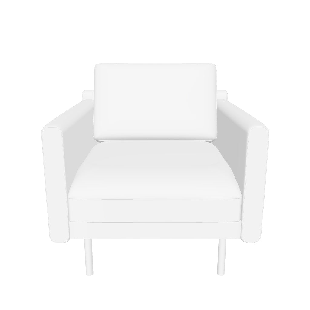 Der Rar Loungesessel von Normann Copenhagen: Minimalistisches Design, tadelloser Komfort, elegante Armlehnen, raffinierte Details.