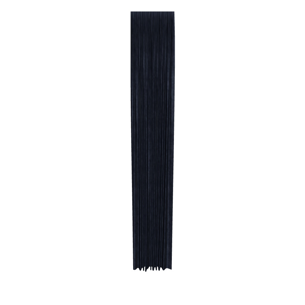 Eleganter Vorhang aus ägyptischer Baumwolle in tiefem Blau.