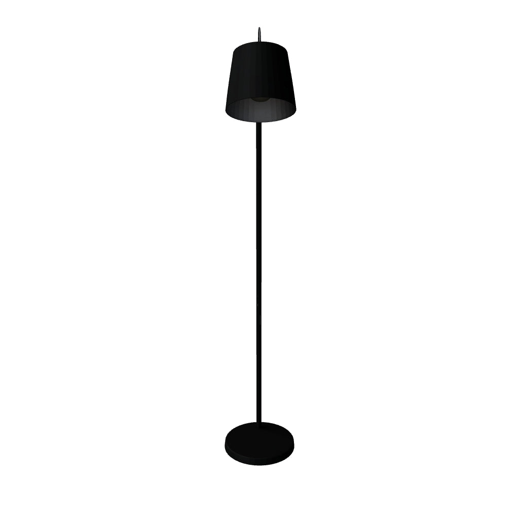 Elegante Stehleuchte mit verstellbarem Schirm, ideal für stilvolle Akzente und gezielte Beleuchtung.
