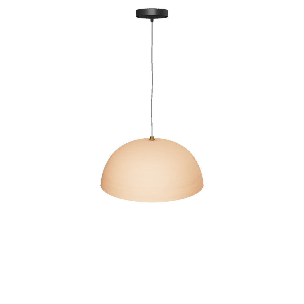 Deckenleuchte Nibla aus Metall in Terrakottaoptik Ø 46 cm in Terrakotta präsentiert im Onlineshop von KAQTU Design AG. Lampenschirm ist von Kave Home