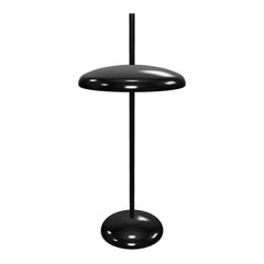 Lampada da tavolo portatile Porte realizzata in alluminio nero
