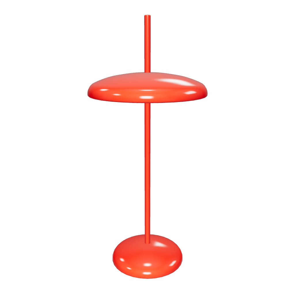 Tragbare Tischlampe Porte aus rotem Aluminium in Rot präsentiert im Onlineshop von KAQTU Design AG. Tischleuchte ist von Kave Home