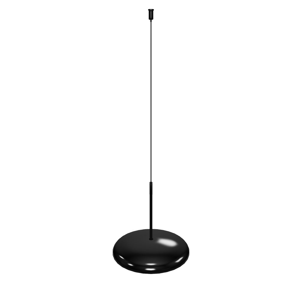Tragbare Deckenleuchte Porte aus schwarzem Aluminium, Ø 16 cm in Schwarz präsentiert im Onlineshop von KAQTU Design AG. Pendelleuchte ist von Kave Home