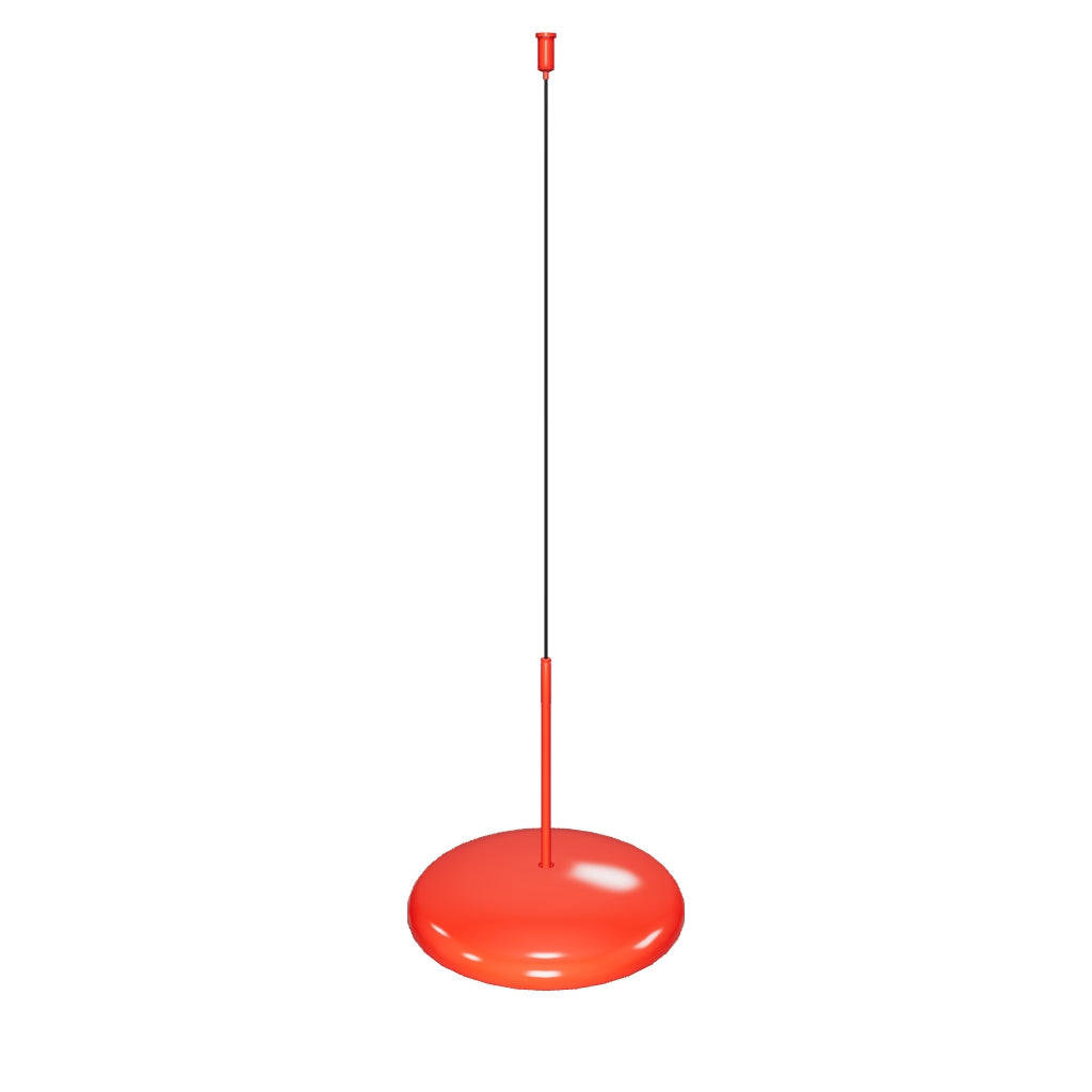 Tragbare Deckenleuchte Porte aus rotem Aluminium, Ø 16 cm in Rot präsentiert im Onlineshop von KAQTU Design AG. Lampenschirm ist von Kave Home