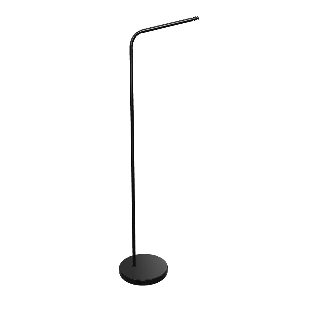 Metallständer Nali mit elegantem schwarzem Lackdesign für tragbare Lampen.
