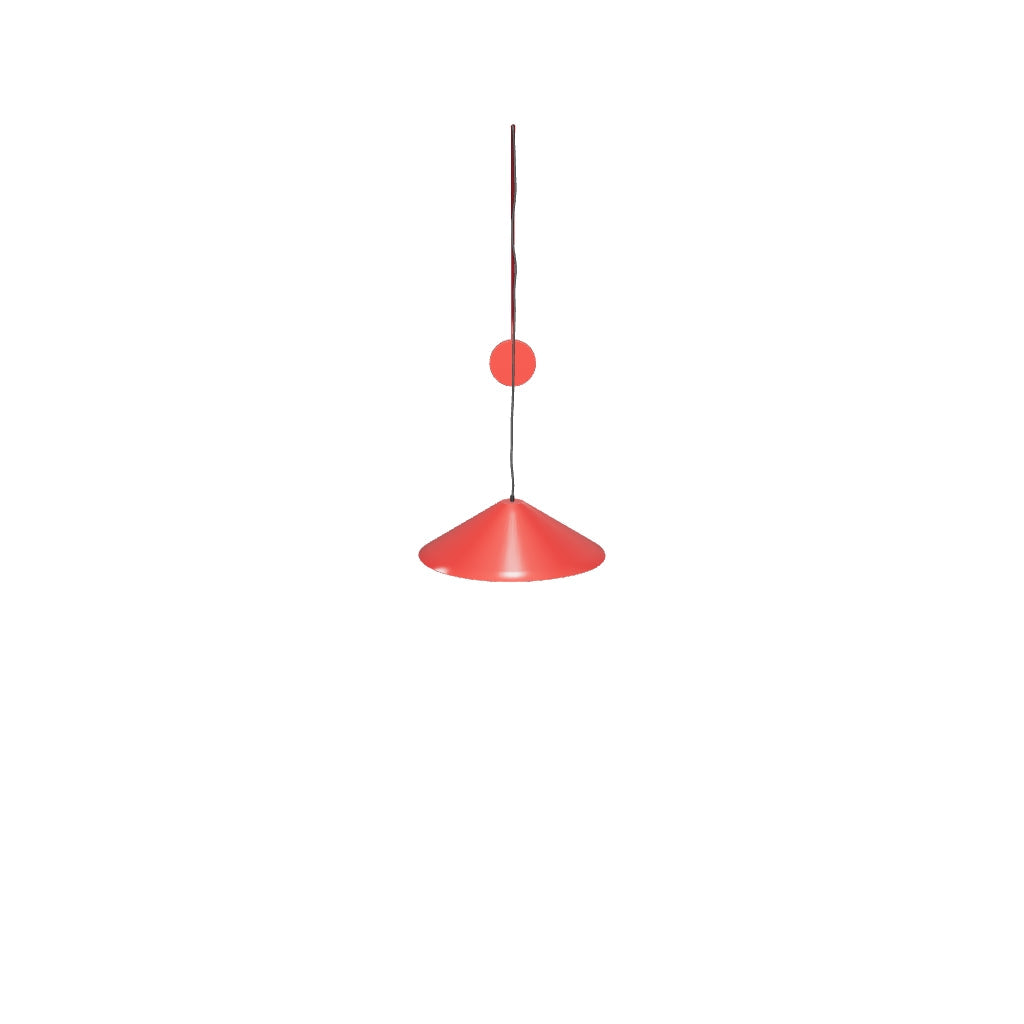 Rote Wandleuchte Kally aus Metall mit modernem Design und verstellbarem Arm, ideal zur stilvollen Beleuchtung.